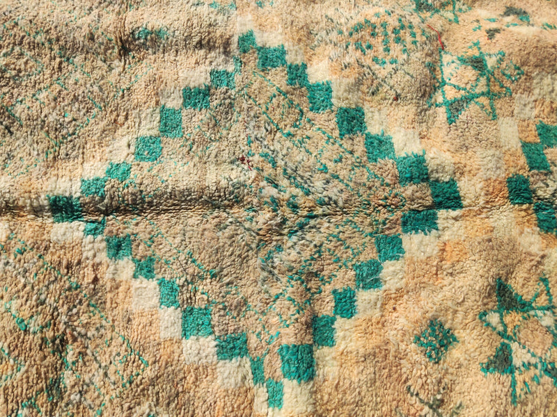 MOROCCAN rug, Beni ourain rug, VINTAGE rug, Boho rug, Bohemian Carpet, Berber Rug, Handmade rug-Antique Rug, geometric rug, pink green rug